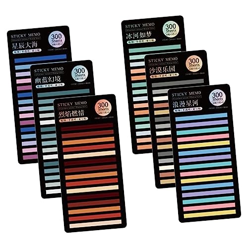 Housoutil 6 Sätze Aufkleber klebrig Seitenmarkierungsetikett Buchseite kommentieren Pastell Zubehör für Buchanmerkungen Seitenführungs-Tags Papierseitenmatte das Haustier Housoutil 6 Sätze Aufkleber klebrig Seitenmarkierungsetikett Buchseite kommentieren Pastell Zubehör für Buchanmerkungen Seitenführungs-Tags Papierseitenmatte das Haustier von Housoutil