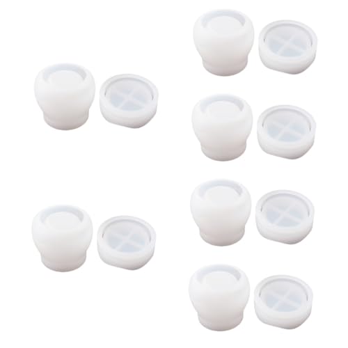 Housoutil 6 Sätze Storage Tank Mold für Epoxidharz DIY Silikonform für Schmuckbecher Pudding und Aufbewahrungsbehälter Leicht Kompakt Vielseitig für Schmuck Micro Landschaft und Organizer von Housoutil