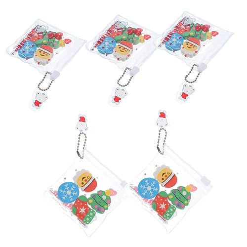 Housoutil 6 Sätze Weihnachtliche Radiergummis Teiliges Niedliche Cartoon Designs für Hochwertige Basis Weihnachtsgeschenke oder Mitgebsel für Partys Langlebig und Praktisch für Täglichen Housoutil 6 Sätze Weihnachtliche Radiergummis Teiliges Niedliche Cartoon Designs für Hochwertige Basis Weihnachtsgeschenke oder Mitgebsel für Partys Langlebig und Praktisch für Täglichen von Housoutil