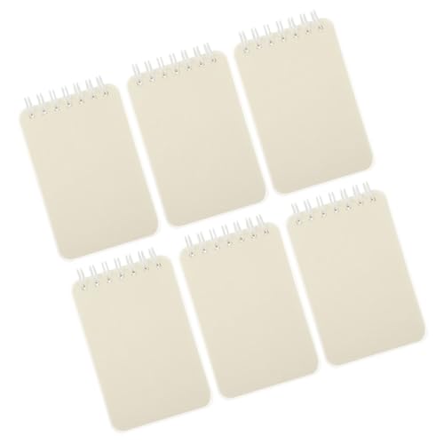 Housoutil 6 Stück A7 Spulenbuch Spiralblock Taschennotizbuch Für Hefte Für Die Schule Skizzenblöcke Zum Zeichnen Für Erwachsene Mini Klein Notizblock Liniertes Notizbuch Pp Weiß Housoutil 6 Stück A7 Spulenbuch Spiralblock Taschennotizbuch Für Hefte Für Die Schule Skizzenblöcke Zum Zeichnen Für Erwachsene Mini Klein Notizblock Liniertes Notizbuch Pp Weiß von Housoutil