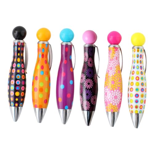 Housoutil 6 Stück Bowling Kugelschreiber Dekorative Stifte im Bowling Design Leicht und Handlich für Schule Büro für Freunde und Familie von Housoutil