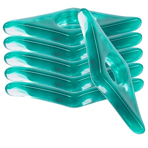 Housoutil 6 Stück Buchpresse aus Harz Buchseite Daumen Buchhalter Herstellung Inhaber personalisiert bookend buchstützen book accessories book mark Bequemer Buchhalter Leseversorgung Green von Housoutil