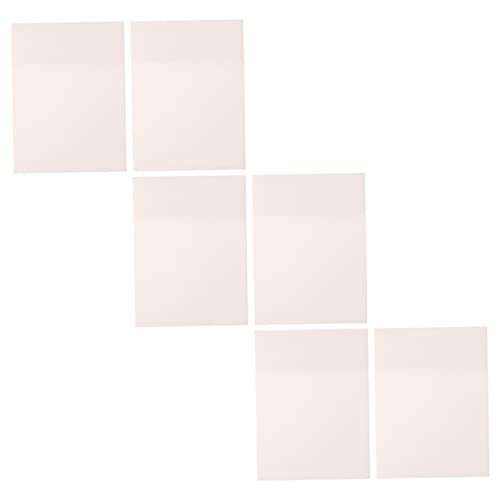 Housoutil 6 Stück Durchsichtige Wasserdichte Haftnotizen Selbstklebende Memo Pads für Büro Schule und Zuhause Effektive Planung und Organisation von Aufgaben zur Individuellen Nutzung von Housoutil