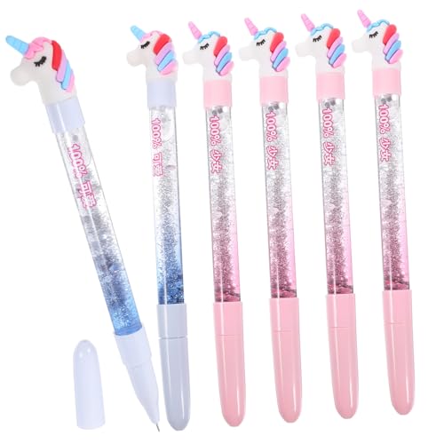 Housoutil 6 Stück Einhorn Kugelschreiber Kreative Gelstifte für Notizen Unterschriften und Kreative Schreibarbeiten Ergonomisches Design für Schule Housoutil 6 Stück Einhorn Kugelschreiber Kreative Gelstifte für Notizen Unterschriften und Kreative Schreibarbeiten Ergonomisches Design für Schule von Housoutil