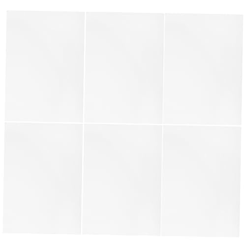 Housoutil 6 Stück Lösliches Stickvlies Stabilisator Wasserlösliche Stickunterlage Wasserlösliches Stickpapier Nähen Stickerei Dekorative Stickvliese Zerreißbares Stickvlies Diy Liefert Weiß von Housoutil