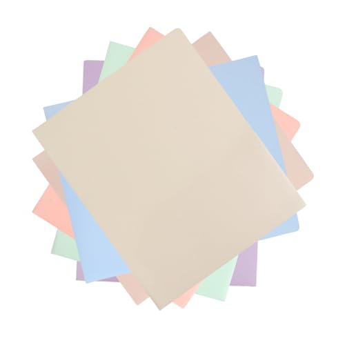 Housoutil 6 Stück Macaron Farbige PP Kunststoff Ordner Dokumenten Organizer Für Büro Schule Zuhause Leicht Und Robust Housoutil 6 Stück Macaron Farbige PP Kunststoff Ordner Dokumenten Organizer Für Büro Schule Zuhause Leicht Und Robust von Housoutil