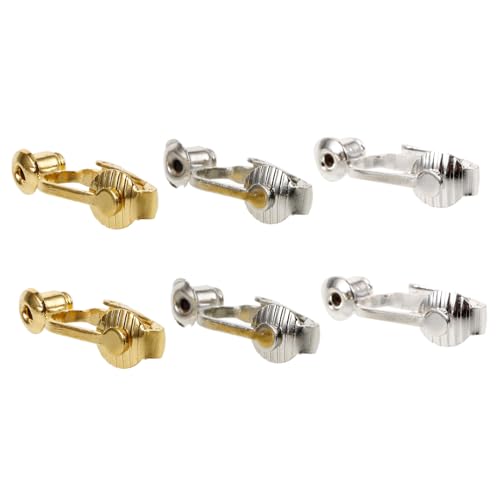Housoutil 6 Stück Ohrring-konverter Ohrclips Hinten Diy Ohrringkonverter Gold Schnappen Ohrhaken Für Die Schmuckherstellung Austauschbar Clip- Clip Auf Ohrringkonverter Nicht Ohrringe Kupfer Housoutil 6 Stück Ohrring-konverter Ohrclips Hinten Diy Ohrringkonverter Gold Schnappen Ohrhaken Für Die Schmuckherstellung Austauschbar Clip- Clip Auf Ohrringkonverter Nicht Ohrringe Kupfer von Housoutil