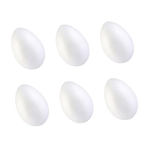 Housoutil 6 Stück Osterzubehör Kleinkinder Ostereier bunt Dekorationen Osterhandwerk ostereierfarbe easter eggs geldschrank kreative osteranhänger Graffiti-Eier Deko-Ei Schaum Weiß Housoutil 6 Stück Osterzubehör Kleinkinder Ostereier bunt Dekorationen Osterhandwerk ostereierfarbe easter eggs geldschrank kreative osteranhänger Graffiti-Eier Deko-Ei Schaum Weiß von Housoutil