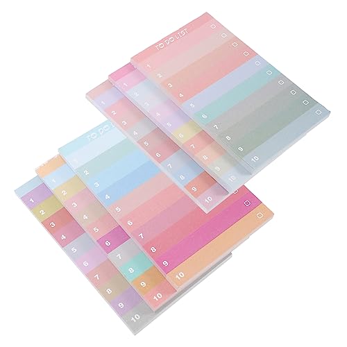 Housoutil 6 Stück Regenbogen Haftnotizblöcke Kleine Notiz Regenbogen Aufkleber Memobuch Aufkleber Für Schüler Niedlich Für Den Schulanfang Pastell Büro Memo Aufkleber Heimzubehör Housoutil 6 Stück Regenbogen Haftnotizblöcke Kleine Notiz Regenbogen Aufkleber Memobuch Aufkleber Für Schüler Niedlich Für Den Schulanfang Pastell Büro Memo Aufkleber Heimzubehör von Housoutil