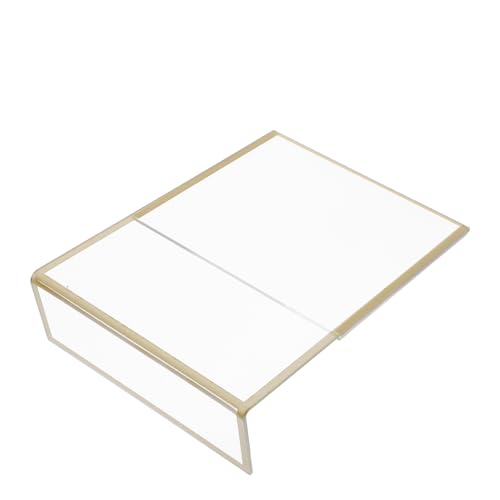 Housoutil 6 Stück Schilderständer Staffeleien Hochzeit Willkommen Zeichen goldene Tischhalter goldener Schildhalter Acryl-Schilderhalter goldene Rahmen TABLE -NUMPER -HAUSE Transparent von Housoutil