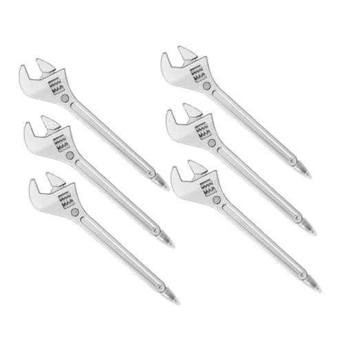 Housoutil 6 Stück Schraubenschlüssel-Kugelschreiber bunt süße Stifte lustiger Stift Farbe farbig mechanisch Kugelschreiber-Schlüsselform Party-Schreibstifte Magnet Silver Housoutil 6 Stück Schraubenschlüssel-Kugelschreiber bunt süße Stifte lustiger Stift Farbe farbig mechanisch Kugelschreiber-Schlüsselform Party-Schreibstifte Magnet Silver von Housoutil