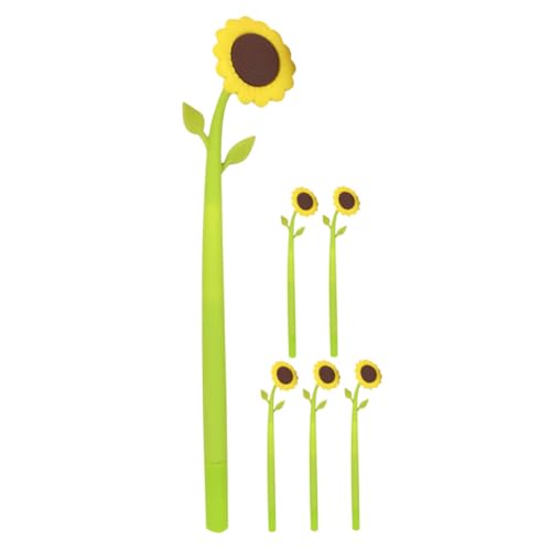 Housoutil 6 Stück Sonnenblumen Stift Party Tragbar Haben Sonnenblumen-kugelschreiber Schreiben Muss Stifte Pastell Erwachsene Sonnenblumen-gastgeschenke Ästhetisches Zubehör Kieselgel Housoutil 6 Stück Sonnenblumen Stift Party Tragbar Haben Sonnenblumen-kugelschreiber Schreiben Muss Stifte Pastell Erwachsene Sonnenblumen-gastgeschenke Ästhetisches Zubehör Kieselgel von Housoutil