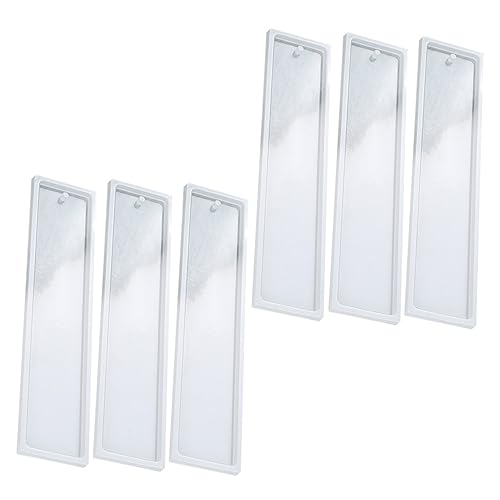 Housoutil 6 Stück Teiliges Handgefertigte Silikonform für Rechteckige Lesezeichen Epoxidharz Gießform für Diy Handwerk für Personalisierte Lesezeichen und Anhänger Housoutil 6 Stück Teiliges Handgefertigte Silikonform für Rechteckige Lesezeichen Epoxidharz Gießform für Diy Handwerk für Personalisierte Lesezeichen und Anhänger von Housoutil