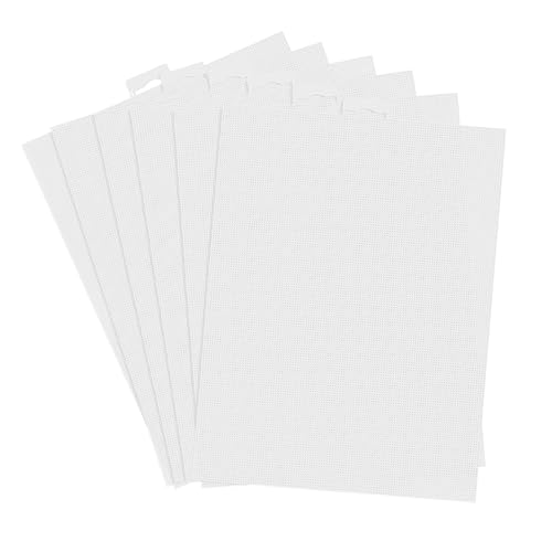 Housoutil 6 Stück Teiliges Kunststoff Canvas Langlebige Mesh Matte für DIY Kreuzstich Kompatibel mit Acrylgarn für Handarbeiten Bastelbedarf und Kinderprojekte Housoutil 6 Stück Teiliges Kunststoff Canvas Langlebige Mesh Matte für DIY Kreuzstich Kompatibel mit Acrylgarn für Handarbeiten Bastelbedarf und Kinderprojekte von Housoutil