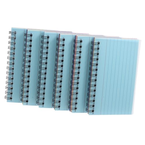 Housoutil 6 Stück Teiliges Mini Journal Notizbuch Handliches Spiral Memo Pad Fünf Farben Abreißbares Taschenformat für Schule Büro Studium und Zuhause Housoutil 6 Stück Teiliges Mini Journal Notizbuch Handliches Spiral Memo Pad Fünf Farben Abreißbares Taschenformat für Schule Büro Studium und Zuhause von Housoutil