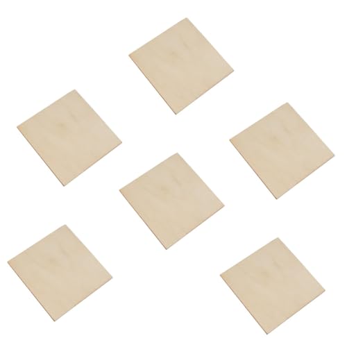 Housoutil 6 Stück Teiliges Quadratische Holzplatten Unbehandelt zum Basteln DIY Holzscheiben Bemalen Beschriften Geschenkanhänger Hochzeit Deko Holztafeln für Kreative Handwerksprojekte Housoutil 6 Stück Teiliges Quadratische Holzplatten Unbehandelt zum Basteln DIY Holzscheiben Bemalen Beschriften Geschenkanhänger Hochzeit Deko Holztafeln für Kreative Handwerksprojekte von Housoutil
