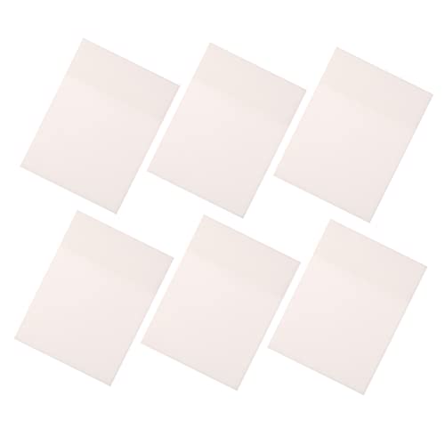 Housoutil 6 Stück Transparent Haftnotizen Große Wasserfeste Memo Pads für Studenten Büro Zuhause Praktische Selbstklebende Notizzettel für To Do Listen Erinnerungen Housoutil 6 Stück Transparent Haftnotizen Große Wasserfeste Memo Pads für Studenten Büro Zuhause Praktische Selbstklebende Notizzettel für To Do Listen Erinnerungen von Housoutil