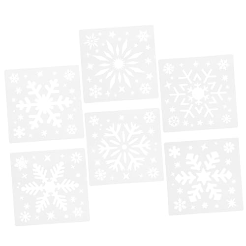 Housoutil 6 Stück Weihnachts Schablonen für Malerei Wiederverwendbare Vorlagen für Diy Bastelprojekte für Stoffe und Wandkunst Housoutil 6 Stück Weihnachts Schablonen für Malerei Wiederverwendbare Vorlagen für Diy Bastelprojekte für Stoffe und Wandkunst von Housoutil