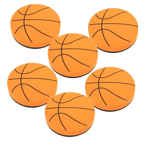 Housoutil 6 Stück Wischen Sie das Brett ab magnetisches whiteboard Magnetic Eraser - Magnetischer Radiergummi Fußball-Klemmbrett für Trainer Magnettafel für die Wand kleine Radiergummis Eva von Housoutil