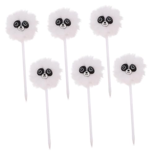 Housoutil 6 Stück schwarzer Kugelschreiber Pom-Pom-Stift süße Stifte für Mädchen Cartoon-Kugelschreiber lustige Stifte lustiges Stiftmädchen unscharfe Stifte Kawaii-Stifte Plüsch Weiß Housoutil 6 Stück schwarzer Kugelschreiber Pom-Pom-Stift süße Stifte für Mädchen Cartoon-Kugelschreiber lustige Stifte lustiges Stiftmädchen unscharfe Stifte Kawaii-Stifte Plüsch Weiß von Housoutil