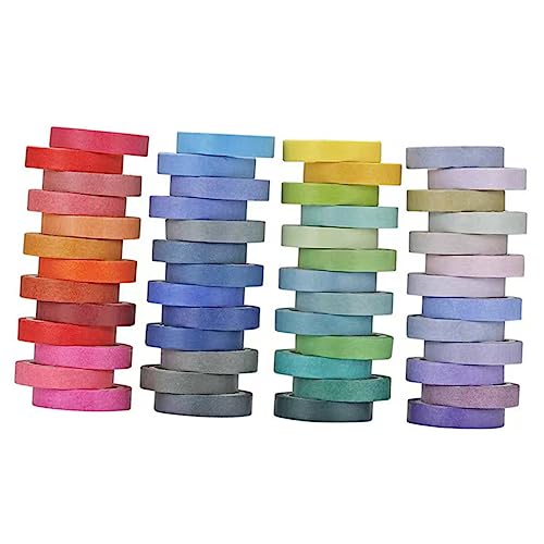 Housoutil 60 Rollen Einfarbiges Klebeband Journaling klebrig the washi tape bastelzubehör DIY-Band selbstklebendes klebeband Scrapbooking-Bänder Dekoratives Washi Tape Japanisches Papier Housoutil 60 Rollen Einfarbiges Klebeband Journaling klebrig the washi tape bastelzubehör DIY-Band selbstklebendes klebeband Scrapbooking-Bänder Dekoratives Washi Tape Japanisches Papier von Housoutil