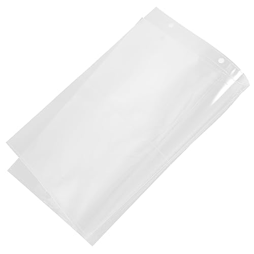 Housoutil 60 Stück A4 transparentes Kartenbuch Fotoalben großer Ordner Sammelalbum briefumschläge Füllt transparente Fotoseiten nach Fotoalbum-Seitenordner Bildhalter pp von Housoutil