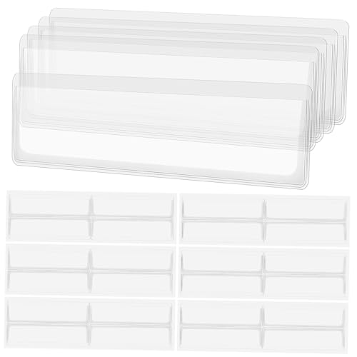 Housoutil 60 Stück Beutel mit selbstklebenden Etiketten dokumentieren Veranstalter Inhaber Index Tasche selbstklebende Etikettenhalter Notebook -Etiketten Etikettorganisator PVC Transparent Housoutil 60 Stück Beutel mit selbstklebenden Etiketten dokumentieren Veranstalter Inhaber Index Tasche selbstklebende Etikettenhalter Notebook -Etiketten Etikettorganisator PVC Transparent von Housoutil