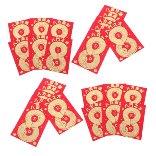 Housoutil 60 Stück Chinesische Neujahrsumschläge mit Schlangendesign Traditionelle Rote Geldumschläge für Hochzeit und Festliche Anlässe Stabile Papierqualität Kulturell Passend und Housoutil 60 Stück Chinesische Neujahrsumschläge mit Schlangendesign Traditionelle Rote Geldumschläge für Hochzeit und Festliche Anlässe Stabile Papierqualität Kulturell Passend und von Housoutil