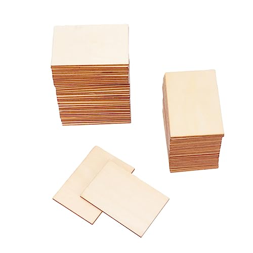 Housoutil 60 Stück Diy Umweltfreundliche Holzplatten Rechteckige Holzscheiben für Bastelprojekte Hochzeits und Tischdekoration Langlebig und Vielseitig Einsetzbar Housoutil 60 Stück Diy Umweltfreundliche Holzplatten Rechteckige Holzscheiben für Bastelprojekte Hochzeits und Tischdekoration Langlebig und Vielseitig Einsetzbar von Housoutil