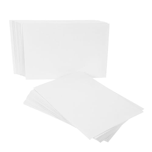 Housoutil 60 Stück Einladungsumschlag innen Multipack dünn Versiegelung gestylt Gruß Tag Avelope Dichtungen Puzzle-Werkzeug gestaltete Karten leere einladungen Dankeskarten-Masse Papier Weiß von Housoutil