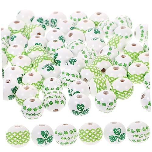 Housoutil 60 Stück Holzperlen für Patrick's Day Bunte DIY Schmuckperlen Bastelzubehör für Kreative Projekte und Dekorationen für Persönliche Bastelarbeiten Housoutil 60 Stück Holzperlen für Patrick's Day Bunte DIY Schmuckperlen Bastelzubehör für Kreative Projekte und Dekorationen für Persönliche Bastelarbeiten von Housoutil