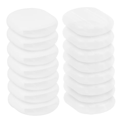 Housoutil 60 Stück Ohrclip Polster Transparent Oval Komfortable Ohrclip Zubehör Schmerzfrei Rutsch Polster für Hochzeit Party Alltag von Housoutil