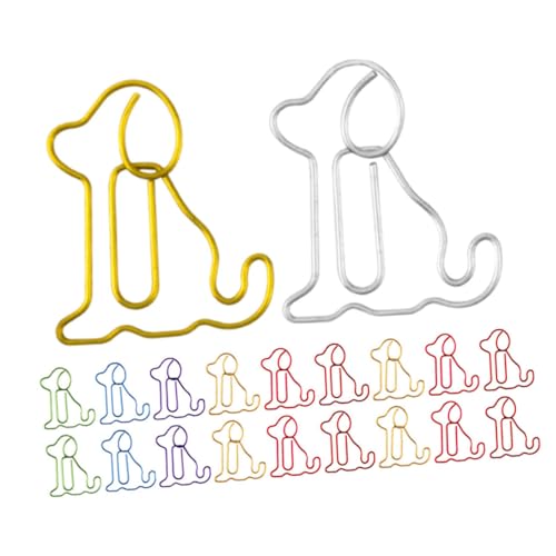 Housoutil 60 Stück Paperclip Lesezeichenbuchordner Novelty Office Supplies Papierklammern Lesezeichen-clip Büroklammern Und Heftklammern Tierische Büroklammer Süßes Hunde-lesezeichen Metall Housoutil 60 Stück Paperclip Lesezeichenbuchordner Novelty Office Supplies Papierklammern Lesezeichen-clip Büroklammern Und Heftklammern Tierische Büroklammer Süßes Hunde-lesezeichen Metall von Housoutil