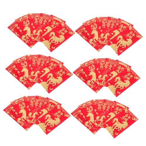 Housoutil 60 Stück Rote Umschläge Jahr Des Pferdes Chinesische Neujahrs Lucky Money Taschen mit Goldprägung Robuste Tragbare Frühlingsfest Umschläge für Hochzeit Geburtstag Housoutil 60 Stück Rote Umschläge Jahr Des Pferdes Chinesische Neujahrs Lucky Money Taschen mit Goldprägung Robuste Tragbare Frühlingsfest Umschläge für Hochzeit Geburtstag von Housoutil