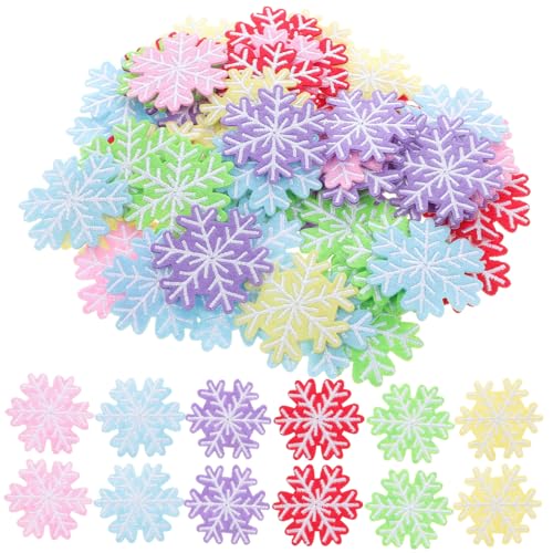 Housoutil 60 Stück Schneeflocken-aufkleber Schneeflocken-patches Kleben Kleine Applizierte Schneeflocken Weihnachten Bestickt Dekoration Vorabend Künstlicher Schnee Aus Stoff Zufällige Farbe Housoutil 60 Stück Schneeflocken-aufkleber Schneeflocken-patches Kleben Kleine Applizierte Schneeflocken Weihnachten Bestickt Dekoration Vorabend Künstlicher Schnee Aus Stoff Zufällige Farbe von Housoutil