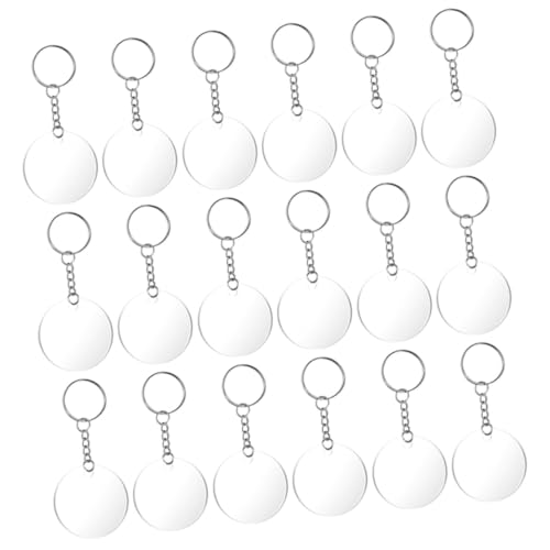 Housoutil 60 Stück Teiliges Acryl Schlüsselanhänger DIY Set Rund Transparente Acrylrohlinge mit Schlüsselringen Langlebig und Glatt für Schulranzen Taschenanhänger und Kreative Geschenke Housoutil 60 Stück Teiliges Acryl Schlüsselanhänger DIY Set Rund Transparente Acrylrohlinge mit Schlüsselringen Langlebig und Glatt für Schulranzen Taschenanhänger und Kreative Geschenke von Housoutil