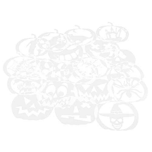 Housoutil 60 Stück Teiliges Halloween Kürbis Schablonen aus Langlebigem Pet Vielseitig für Wand und Papiermalerei Leicht Tragbar für Basteln Scrapbooking und Dekoration für Halloween Party Housoutil 60 Stück Teiliges Halloween Kürbis Schablonen aus Langlebigem Pet Vielseitig für Wand und Papiermalerei Leicht Tragbar für Basteln Scrapbooking und Dekoration für Halloween Party von Housoutil