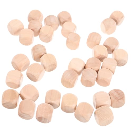 Housoutil 60 Stück Unfertige Holzwürfel für DIY Projekte Spielwürfel mit Runden Ecken Bastelmaterial für Spiele und Kreative Gestaltungen für Partys und Familienfeiern Housoutil 60 Stück Unfertige Holzwürfel für DIY Projekte Spielwürfel mit Runden Ecken Bastelmaterial für Spiele und Kreative Gestaltungen für Partys und Familienfeiern von Housoutil
