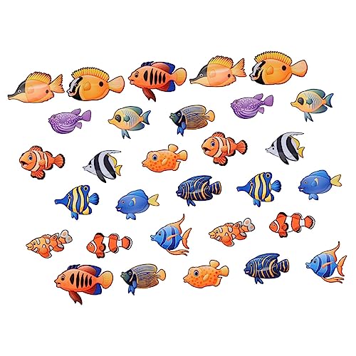 Housoutil 60 Stück sammelalbum DIY ausschnitte Fischausschnitte Klassenzimmer filigrane Wandausschnitte Aquarium Papierausschnitt zur Dekoration papierausschnitte formen von Housoutil