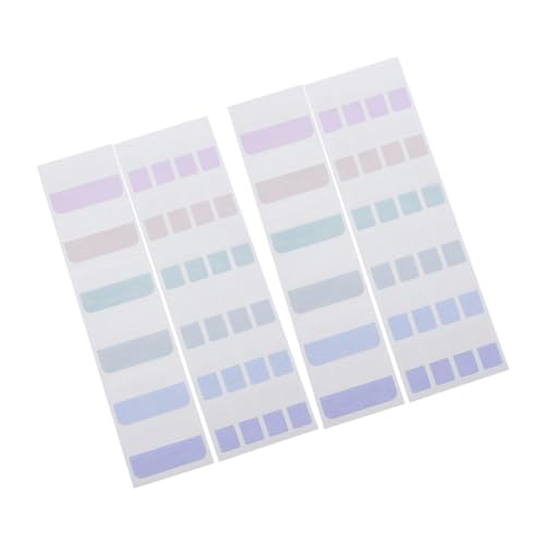 Housoutil 600 Stück Haftnotizen Beschreibbare Seitenmarkierungen Praktische Index Tabs für Notizen und Hervorheben und Organisieren von Inhalten Zuhause und Büro von Housoutil