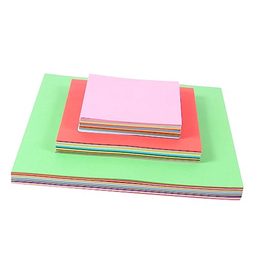 Housoutil 600 Stück Origami Papier Handarbeit Faltpapier für Zufällige Farben Diy für Projekte Zufällige Farbe von Housoutil