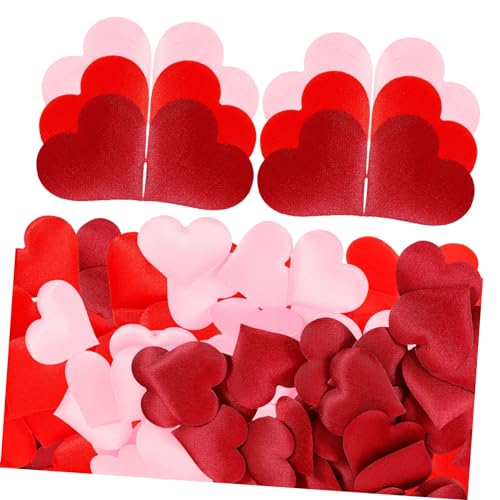 Housoutil 600Stücke Herz Blütenblätter Dekoration Für Hochzeiten Valentinstag Und Festlichkeiten Romantisches Konfetti Für Tischgestaltung Und Partydekoration von Housoutil