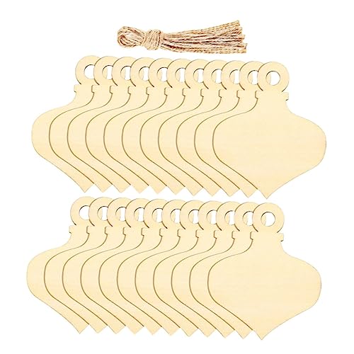 Housoutil 60Stücke DIY Holzscheiben mit Seilen Unvollendete Holzanhänger für Handwerk für Bastelprojekte Malen und Dekoration Housoutil 60Stücke DIY Holzscheiben mit Seilen Unvollendete Holzanhänger für Handwerk für Bastelprojekte Malen und Dekoration von Housoutil