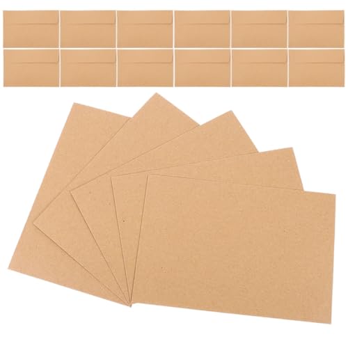 Housoutil 60Stücke Selbstklebende Umschläge Vintage Design Sichere Versandumschläge im Briefformat für Hochzeitseinladungen Jubiläen und Kreative DIY Projekte Hochwertige von Housoutil