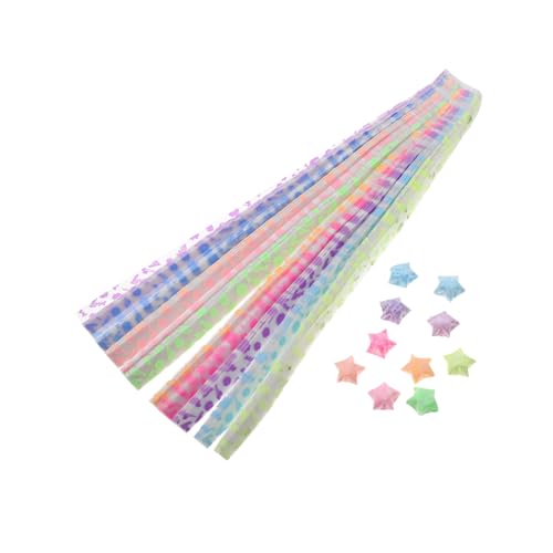 Housoutil 630Stücke Nachtleuchtende Origami Sternstreifen für DIY Projekte Handgemachtes Bastelmaterial Papier Papierstreifen für Bastelideen Housoutil 630Stücke Nachtleuchtende Origami Sternstreifen für DIY Projekte Handgemachtes Bastelmaterial Papier Papierstreifen für Bastelideen von Housoutil