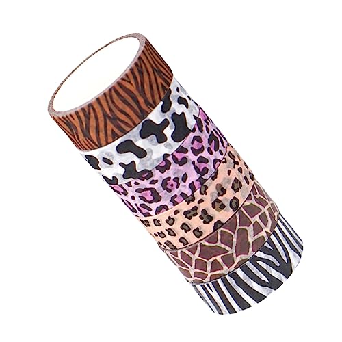 Housoutil 6Rollen Tiermuster Washi Tape Set Dekoratives Klebeband Für Scrapbooking Und DIY Tiermuster Klebebänder Für Handbücher Verpackungen Housoutil 6Rollen Tiermuster Washi Tape Set Dekoratives Klebeband Für Scrapbooking Und DIY Tiermuster Klebebänder Für Handbücher Verpackungen von Housoutil