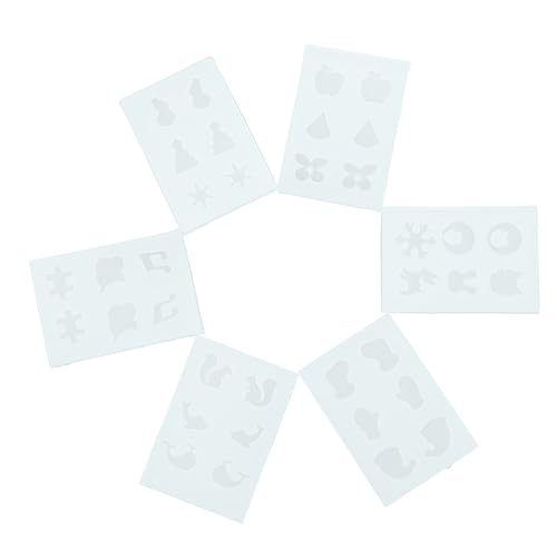 Housoutil 6Stücke Silikon Gießform Für Ohrstecker Epoxidharz Formen Weihnachtsanhänger Tier Und Fruchtmotive Silikonformen Für DIY Schmuckherstellung Und Bastelprojekte Housoutil 6Stücke Silikon Gießform Für Ohrstecker Epoxidharz Formen Weihnachtsanhänger Tier Und Fruchtmotive Silikonformen Für DIY Schmuckherstellung Und Bastelprojekte von Housoutil