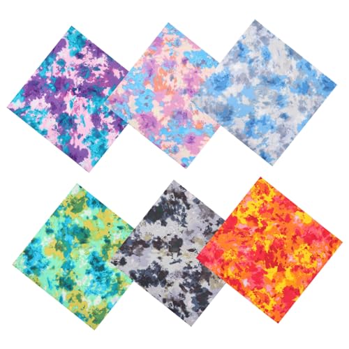 Housoutil 6Stücke Teiliges Baumwoll Stoffpaket für DIY Patchwork Vielseitige Muster für Bettwäsche Kissen Tischdecken und Nähprojekte Langlebig und Weich Housoutil 6Stücke Teiliges Baumwoll Stoffpaket für DIY Patchwork Vielseitige Muster für Bettwäsche Kissen Tischdecken und Nähprojekte Langlebig und Weich von Housoutil