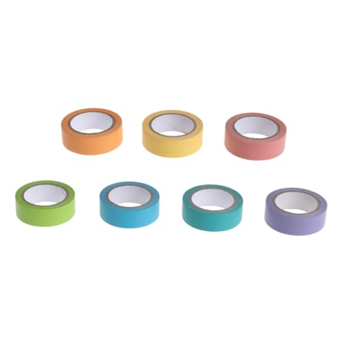 Housoutil 7 Rollen Washi Tape Rainbow Farben DIY Dekoratives Klebeband für Scrapbooking Planer Geschenke Basteln mit Leuchtenden Candy farben Housoutil 7 Rollen Washi Tape Rainbow Farben DIY Dekoratives Klebeband für Scrapbooking Planer Geschenke Basteln mit Leuchtenden Candy farben von Housoutil