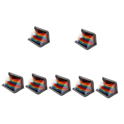 Housoutil 7 Stück Mini Accordion File Organizer mit Regenbogenbesatz Mehrschichtiger Dokumentenordner Quittungs und Belegmappe Kompakter Folder Organizer für Wichtige Dokumente für Büro und Housoutil 7 Stück Mini Accordion File Organizer mit Regenbogenbesatz Mehrschichtiger Dokumentenordner Quittungs und Belegmappe Kompakter Folder Organizer für Wichtige Dokumente für Büro und von Housoutil
